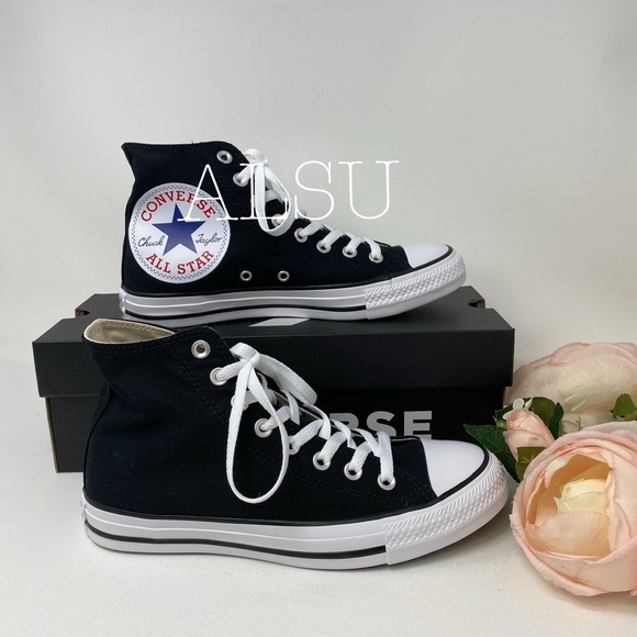 Converse Ctas HI Big Logo Black Men’s Sneakers - Picture 6 of 10